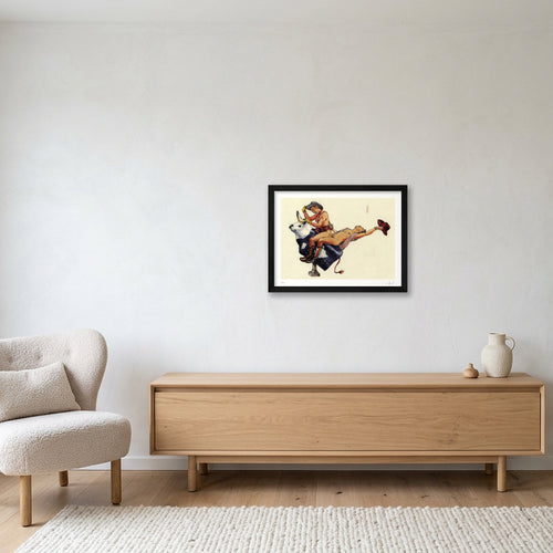 Buck´n Bronco 1 — 16×12" Black Frame