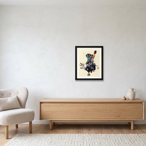 Buck´n Bronco 2 — 11×14" Black Frame