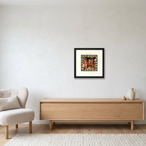 Desayuno Colombiano — 12×12" Black Frame